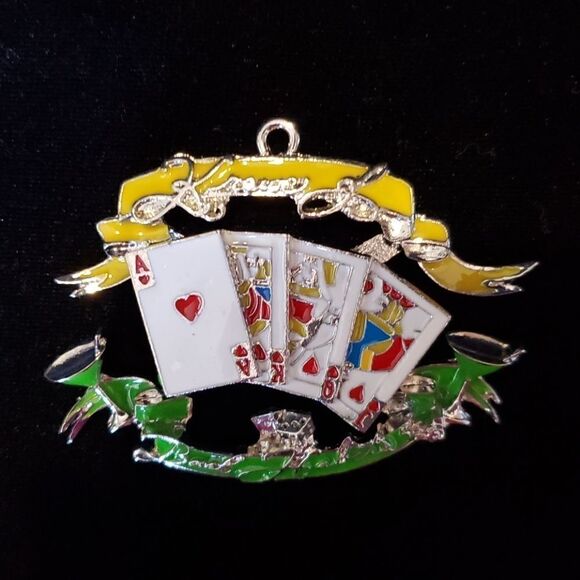 Vintage Jewelry - Mardi Gras Krewe of Bad Habits Pendant Pensicola